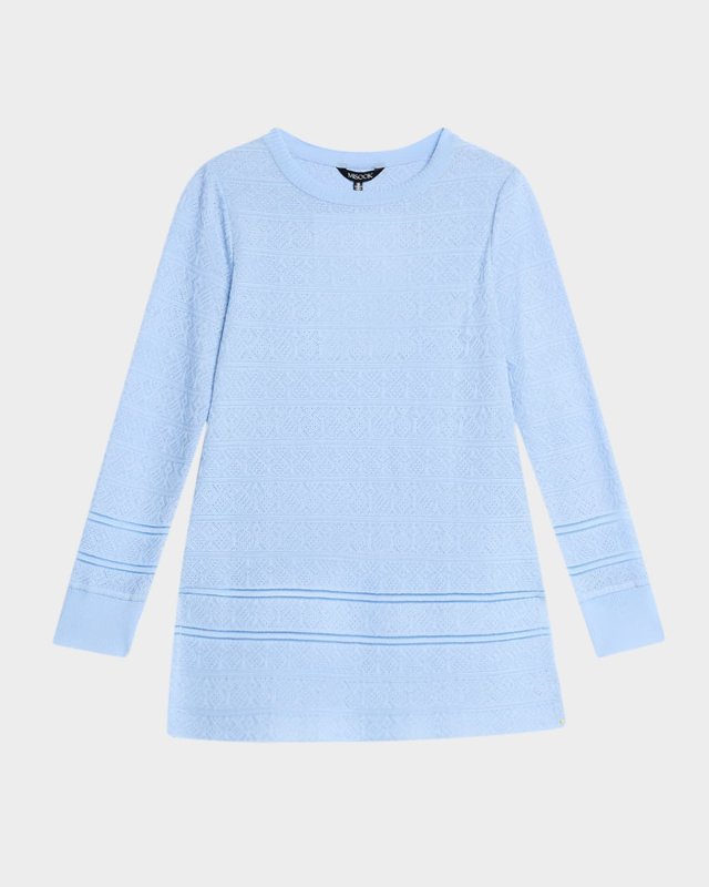 Heritage Fit Diamond Pointelle-Knit Tunic